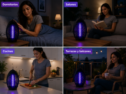 🦟⚡ ELIMINA MOSQUITOS AL INSTANTE Y DUERME TRANQUILO TODA LA NOCHE  👉 LÁMPARA ANTIMOSQUITOS ECOLÓGICA SIN PRODUCTOS QUÍMICOS