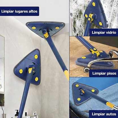 🧼 LIMPIA SIN AGACHARTE NI ESFORZARTE- Mopa 360° que llega a todos los rincones.