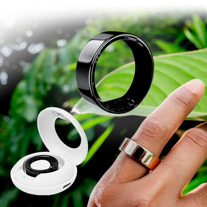 💍⚡ CONTROLA TU SALUD Y ACTIVIDAD DESDE TU MANO SIN RELOJES NI PULSERAS  👉 Anillo Inteligente con Estuche de Carga