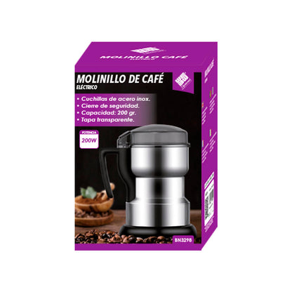 👉 ¿TU CAFÉ NO SABE IGUAL? MUÉLELO AL MOMENTO- Molinillo eléctrico de alta potencia.