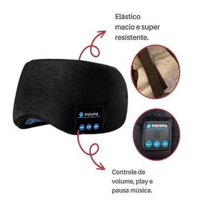 😴🎧 DUERME MEJOR DESDE LA PRIMERA NOCHE 👉 Antifaz Bluetooth con Sonido Estéreo + Bloqueo Total de Luz