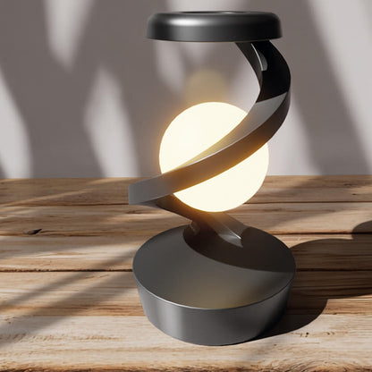 🌕✨ LÁMPARA DE LUNA FLOTANTE QUE HIPNOTIZA CUALQUIER ESPACIO- 👉 Iluminación 3D + Carga Inalámbrica en un solo diseño;