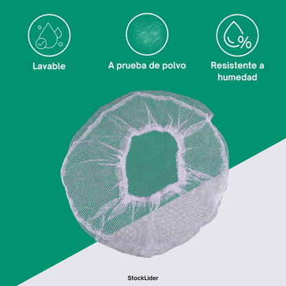 👉 ⚠️ ¿NIÑOS CERCA DEL VENTILADOR? EVITA ACCIDENTES EN SEGUNDOS- Funda protectora ajustable (hasta 45 cm).