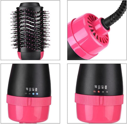 💇‍♀️✨ ALISA, SECA Y DA VOLUMEN EN MINUTOS SIN SALIR DE CASA  👉 Cepillo Secador y Alisador 3 en 1 (1000W Profesional)