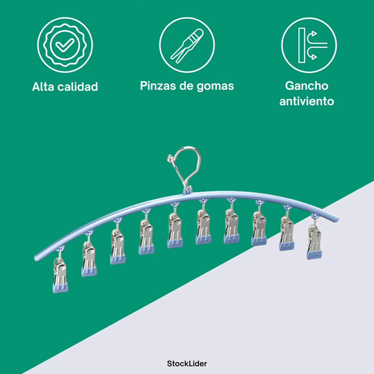👉 🧺 ¿SIN ESPACIO PARA TU ROPA? SOLUCIÓN EN SEGUNDOS- Percha con pinzas ahorra espacio.