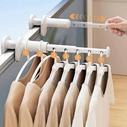 👉 🧺 ¿SIN ESPACIO EN CASA? SOLUCIÓN INTELIGENTE EN SEGUNDOS- Perchero retráctil ajustable.