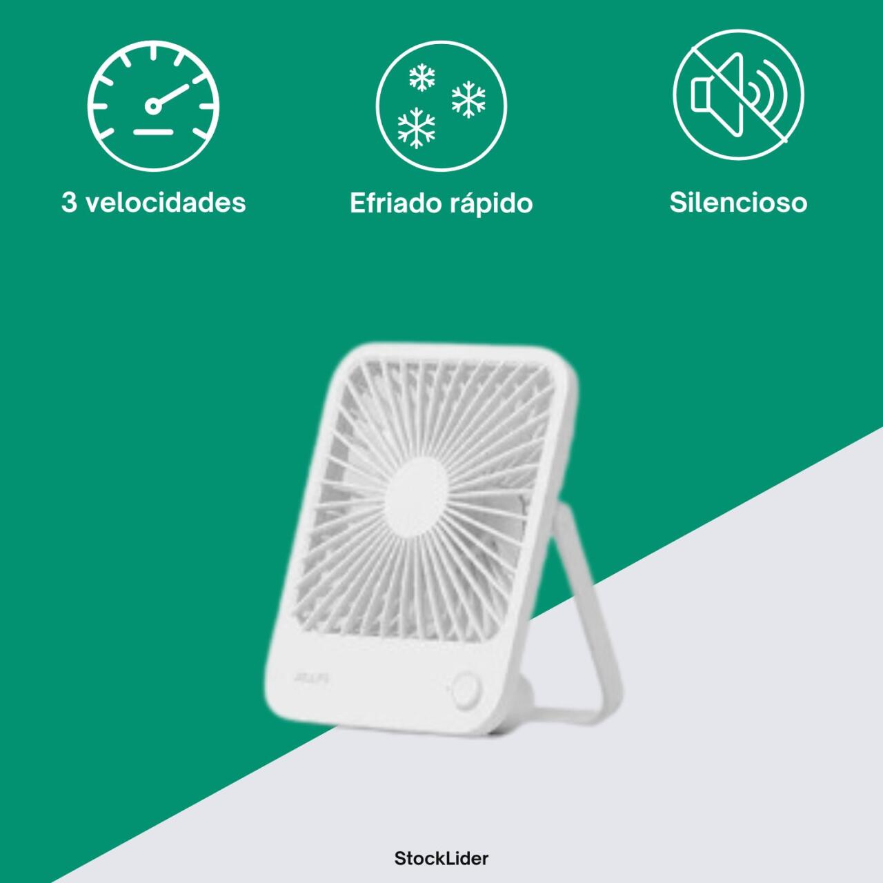 🌀 REFRESCATE EN SEGUNDOS DONDE QUIERAS- Ventilador portátil silencioso y potente.