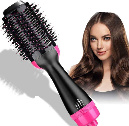 💇‍♀️✨ ALISA, SECA Y DA VOLUMEN EN MINUTOS SIN SALIR DE CASA  👉 Cepillo Secador y Alisador 3 en 1 (1000W Profesional)