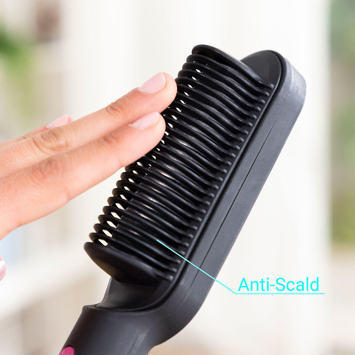 💇‍♀️✨ CABELLO LISO, BRILLANTE Y SIN FRIZZ EN SOLO MINUTOS  👉 Cepillo Alisador Cerámico Cestrus InnovaGoods