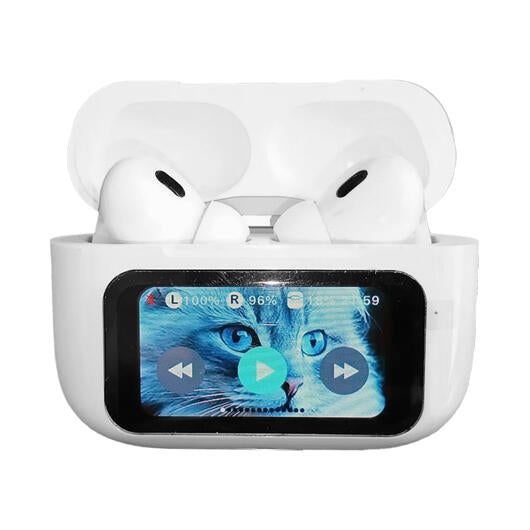 🎧🚀 CONTROLA TODO SIN TOCAR EL MÓVIL Y DISFRUTA SONIDO PRO SIN LÍMITES  👉 Auriculares Bluetooth 5.4 con Pantalla Táctil Inteligente