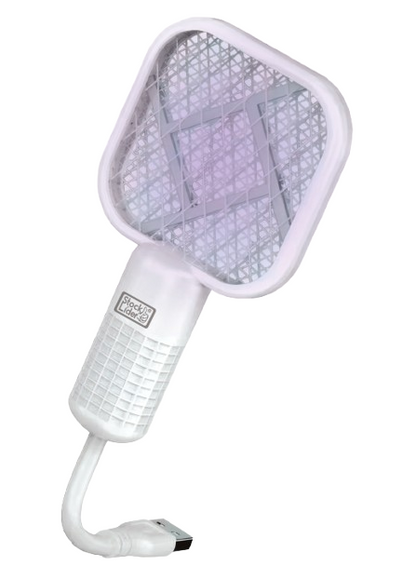 🦟⚡ ELIMINA MOSQUITOS EN SEGUNDOS Y DISFRUTA TUS NOCHES SIN PICADURAS  👉 Raqueta Matamosquitos Recargable USB con Luz UV