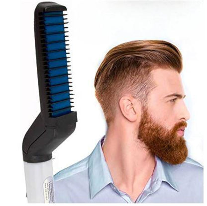 🧔🔥 BARBA Y CABELLO PERFECTOS EN MINUTOS SIN ESFUERZO  👉 Peine Alisador de Modelado para Pelo y Barba