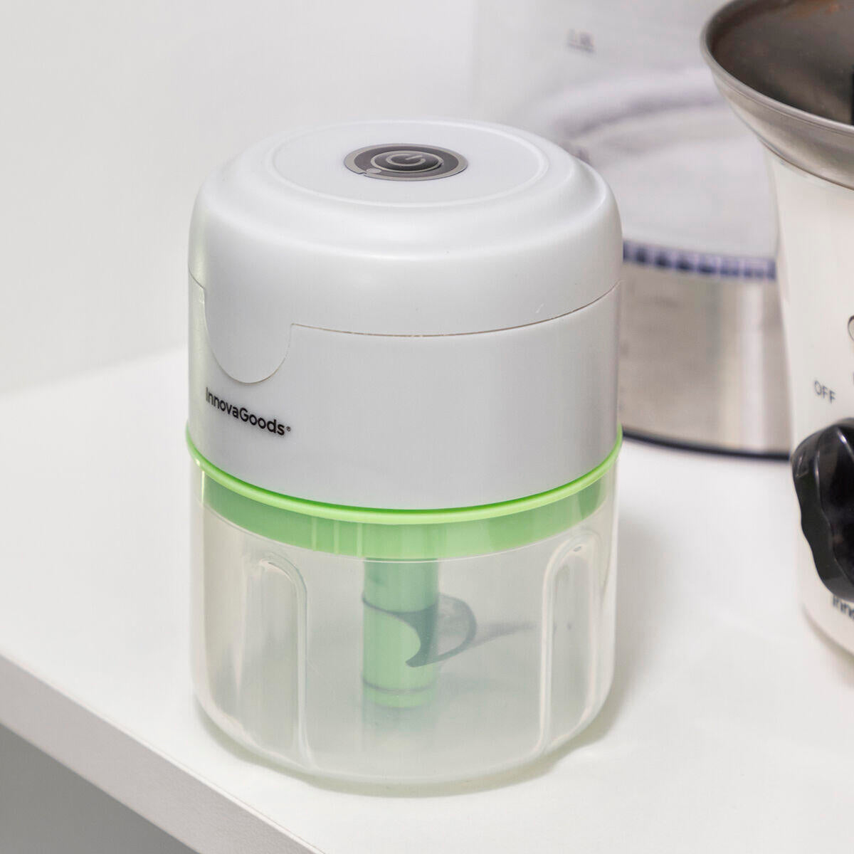 🥗⚡ PICA TODO EN SEGUNDOS SIN ESFUERZO Y AHORRA TIEMPO EN LA COCINA  👉 Mini Picadora Recargable Portátil