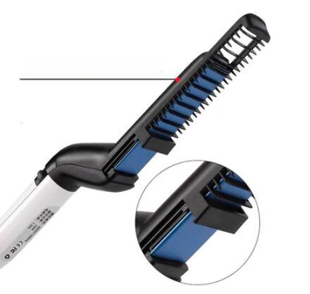 🧔🔥 BARBA Y CABELLO PERFECTOS EN MINUTOS SIN ESFUERZO  👉 Peine Alisador de Modelado para Pelo y Barba