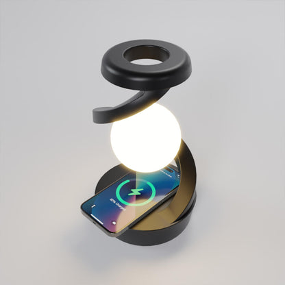 🌕✨ LÁMPARA DE LUNA FLOTANTE QUE HIPNOTIZA CUALQUIER ESPACIO- 👉 Iluminación 3D + Carga Inalámbrica en un solo diseño;